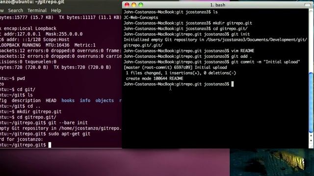 Setting up a Git Server смотреть онлайн