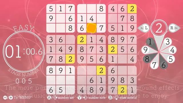 Sudoku Relax 5 Full Bloom | Trailer (Nintendo Switch) смотреть онлайн