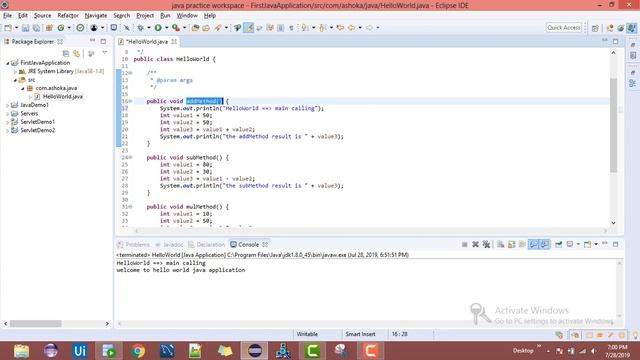 Hello World Java Application by Ashoka Devara || ADSOFT смотреть онлайн