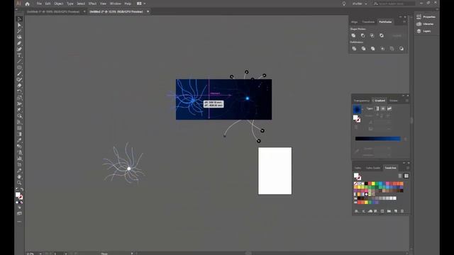 Abstract neural network. Adobe illustrator tutorial смотреть онлайн