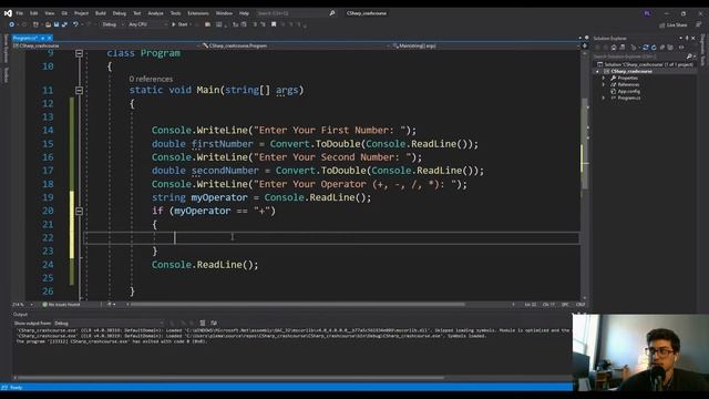 How to Code a Simple Calculator with C# in Visual Studio! Beginner Programming Tutorial смотреть онлайн