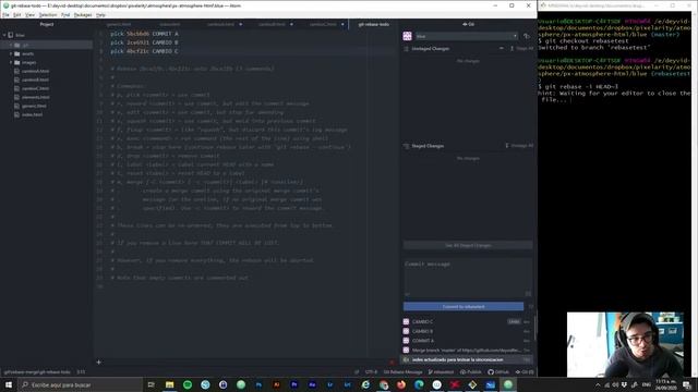 como COMBINAR COMMITS con GIT SQUASH | TUTORIAL #7.1 смотреть онлайн