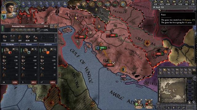 Crusader Kings 2 - Fall of the Western Roman Empire - Pt.15 "Dalmatian Civil War" [WTWSMS Mod] смотреть онлайн