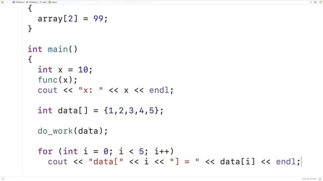 Const Array Parameters | C++ Tutorial смотреть онлайн