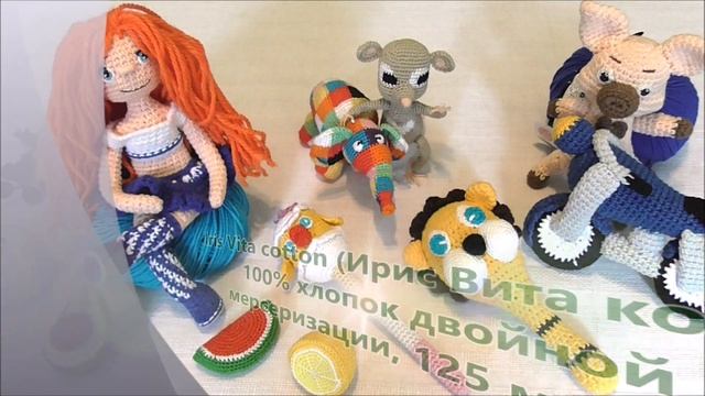 Какие нитки выбрать для вязания игрушек?топ вязальных ниток. Урок 2. смотреть онлайн