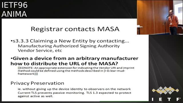 IETF96-ANIMA-20160718-1800 смотреть онлайн