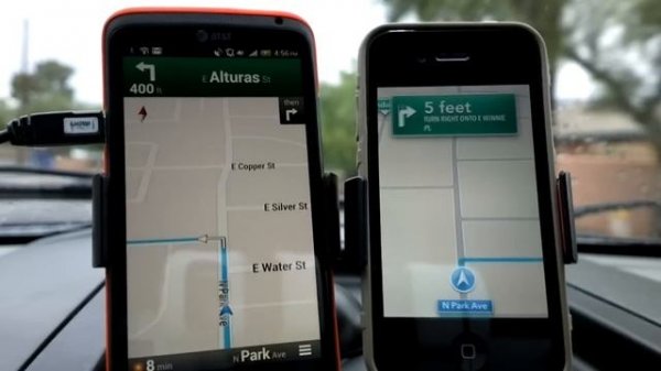 Drive Test: iOS 6 Turn By Turn versus Google Maps and Navigation