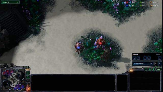 Red Zerg DRG vs Blue Zerg Serral second game in StarCraft 2 смотреть онлайн