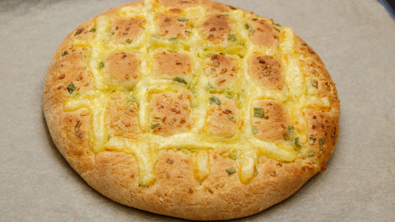 Как приготовить СЫРНО-ЧЕСНОЧНЫЙ ХЛЕБ: пушистый, воздушный и очень мягкий 0+ смотреть онлайн