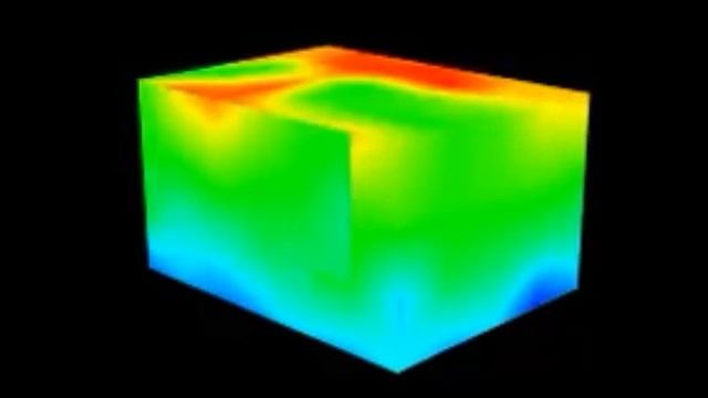 Representación gráfica de la temperatura en un espacio tridimensional construida en Java смотреть онлайн