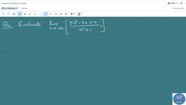 S1 B.Sc; Complementary; Lecture 9-Problems on limits involving infinity смотреть онлайн
