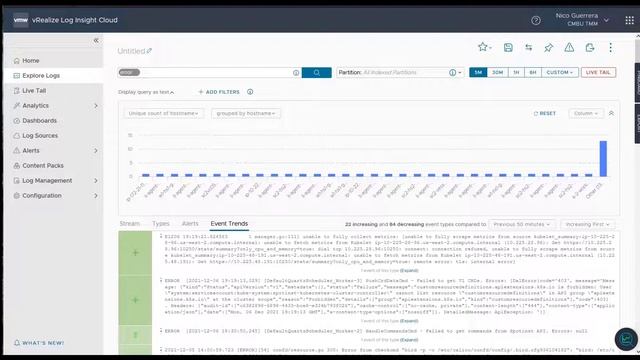 vRealize Log Insight Cloud - Log Explorer смотреть онлайн