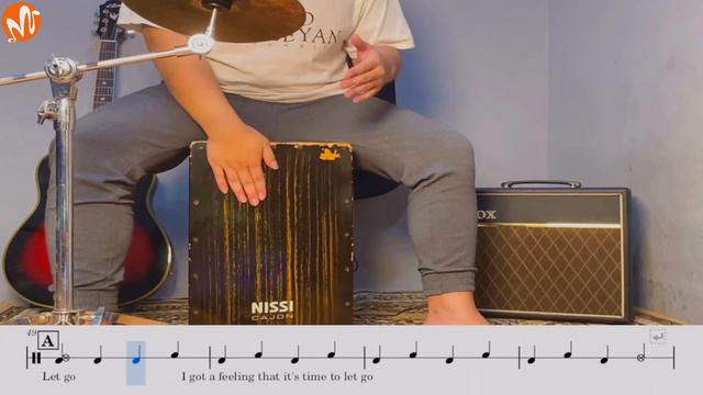 Circles - Post Malone | Cajon cover and Sheet - Easy version смотреть онлайн