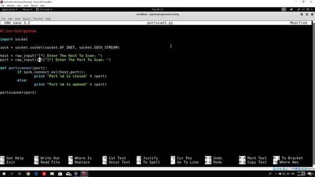 2 Adding Raw input To Our Portscanner FreeCourseWeb com смотреть онлайн