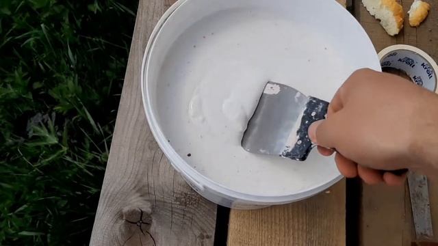 Замазываем монтажную пену. Спасаем монтажную пену от разрушений солнца