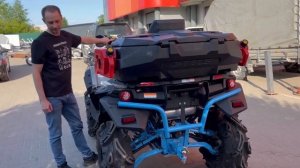 ТЮНИНГ квадроциклов STELS GUEPARD 850 2.0. Вынос радиатора.