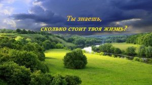 Ты знаешь, сколько стоит твоя жизнь?.. (стих)