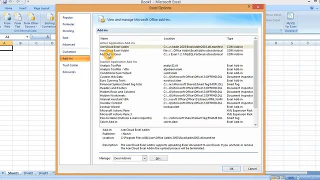 How to import tables from MySQL Database to Excel 2007 смотреть онлайн