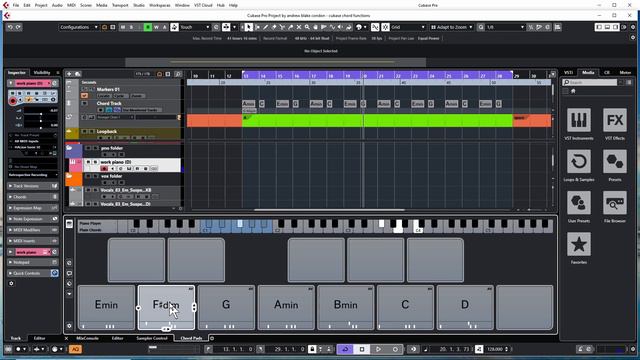 Chord Pads Zone in Cubase смотреть онлайн