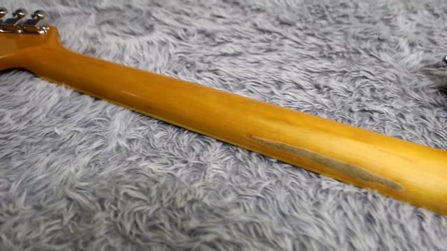 Rare model Fender Japan '66 reissue Jazz Master JM66B Block Posi Made in Japan смотреть онлайн