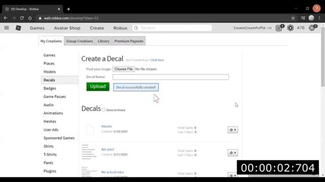 How to make Decals on Roblox! смотреть онлайн