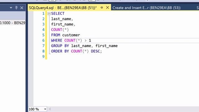 Introduction to SQL Server - GROUP BY with HAVING - Lesson 34 смотреть онлайн