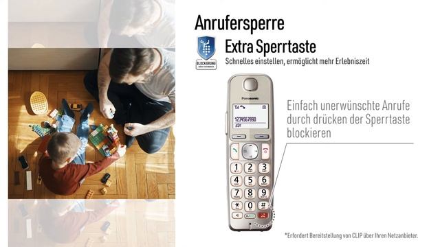 Telefon mit AB & verschiedenen Funktionen zur Anrufersperre KX-TGE260 | Panasonic Produktvorstellun смотреть онлайн