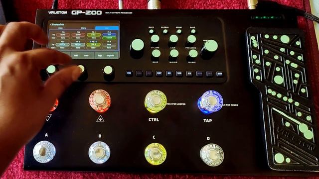 Valeton GP - 200 - Modo User/Personalizado смотреть онлайн