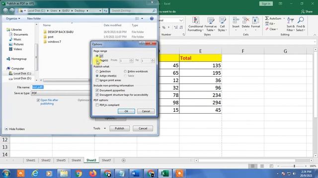 How to Convert an Excel File into PDF (Covert Excel to PDF Free) смотреть онлайн