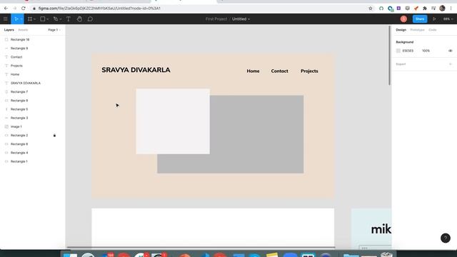 Designing my portfolio on Figma смотреть онлайн