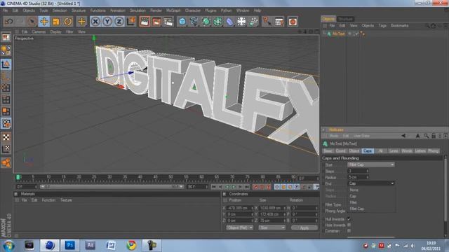 Cinema 4D: How To Transfer 3D Text Into Photoshop смотреть онлайн