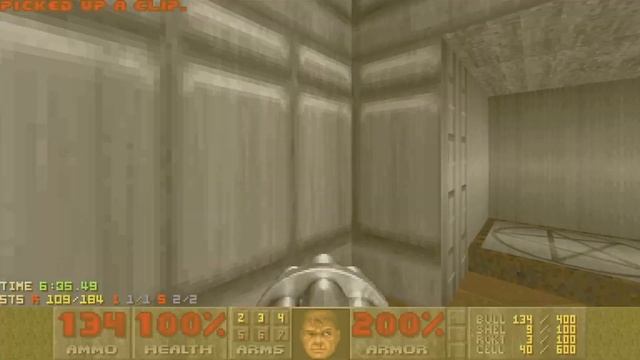 Base Ganymede E2M3 - Untitled [Doom, UV, Pistol, 100%] смотреть онлайн