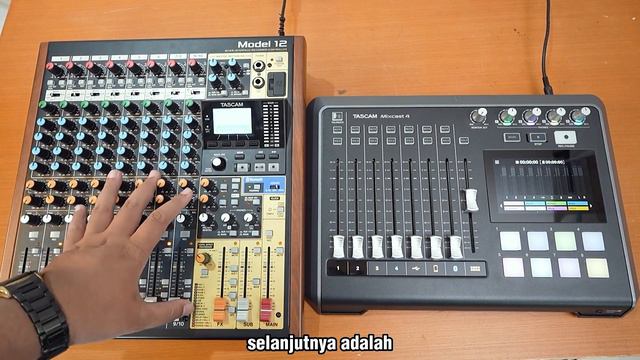 MIXER ANALOG NGGAK COCOK BUAT PODCAST ?? | TASCAM MIXCAST4 VS TASCAM MODEL 12 смотреть онлайн