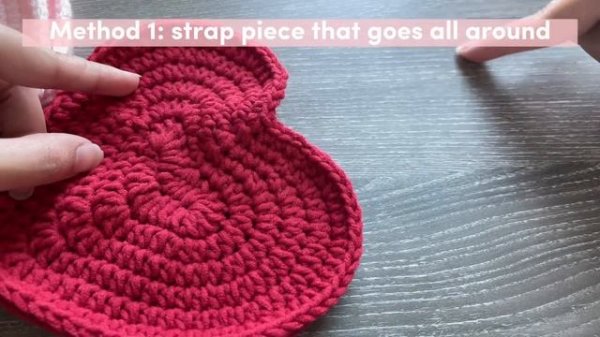 how to crochet heart bag & keychain (with wings & ribbons!) | beginner-friendly tutorial