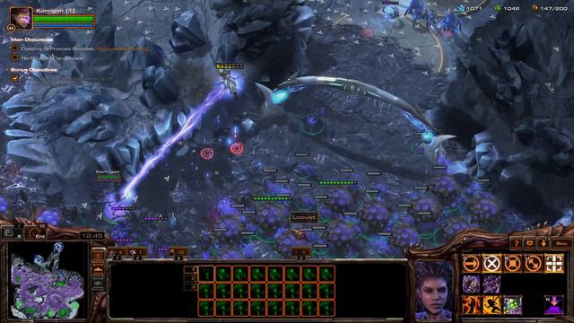 Starcraft II: Heart of the Swarm Mission 11 - Shoot the Messenger [SWARMHOSTS; All Achievements] смотреть онлайн