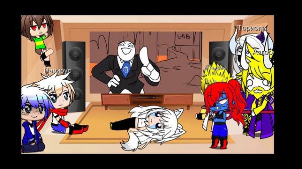 Реакция Undertale на "ВЕСЬ Undertale ЗА 8 МИНУТ"