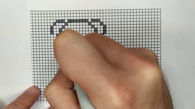 Как нарисовать кавайную панду (рисуем по клеточкам) How to draw kawaii panda Pixel art смотреть онлайн