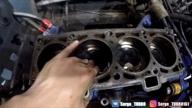 Ремонт №1 Сборка новой ГБЦ Ваз 2110 ТУРБО смотреть онлайн