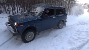 ВлИ-5 на Ниве. Зимний зацеп #АвтоФормула 4х4
