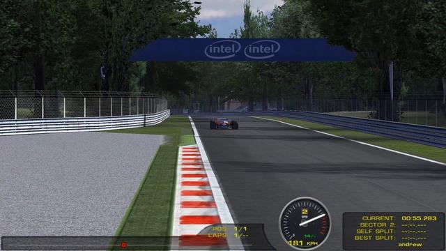 F1 1977 Ferrari 312 T2 on a lap on the Monza circuit (rFactor) 1:46:587 смотреть онлайн