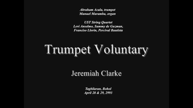 Trumpet Voluntary Abraham Acala, trumpet смотреть онлайн