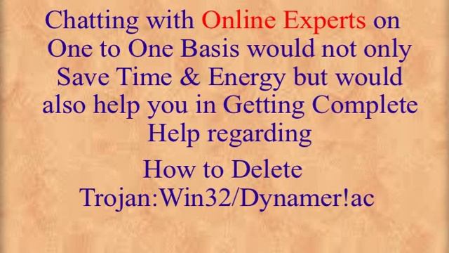 Trojan:Win32/Dynamer!ac : Immediately delete Trojan:Win32/Dynamer!ac from Windows PC смотреть онлайн