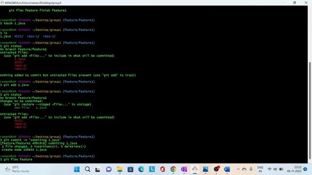 Completely explained git flow workflow | GitHub | GIT | source code management tool | mymt15 смотреть онлайн