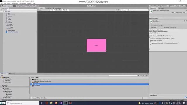 Unity Tutorial: How To Make Link Click Button Event Function смотреть онлайн
