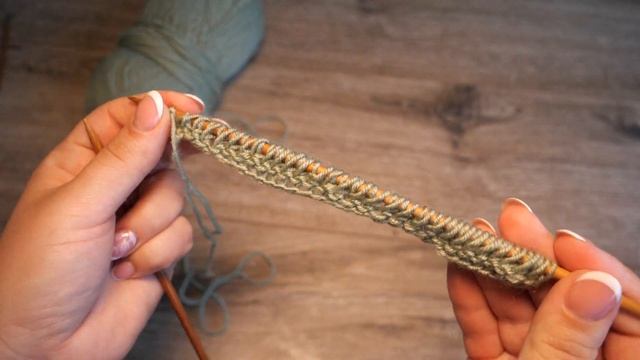 Тканный рельефный узор спицами ? Woven knitting pattern смотреть онлайн