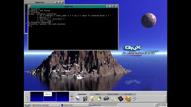 QNX 4.25 Installation Live