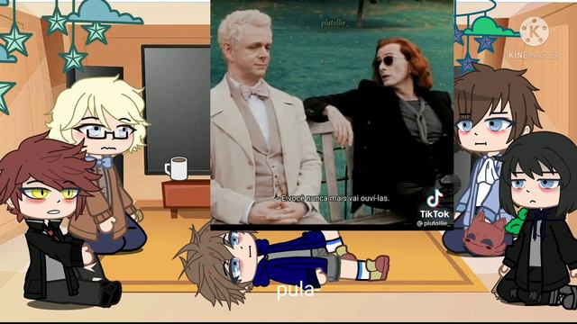 good omens (modern au) react to original 😃 смотреть онлайн