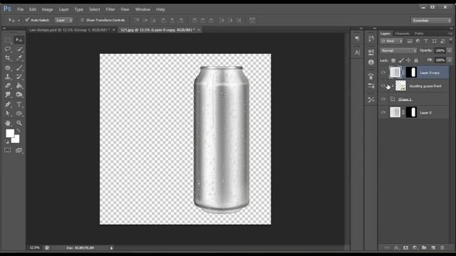 How do you photoshop a label onto a can? #photoshop #tranding #viral смотреть онлайн