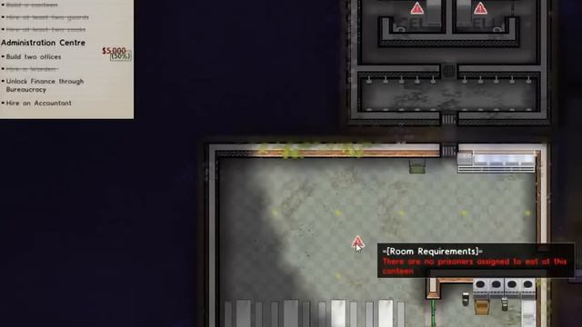 Prison Architect - There are no prisoners assigned to eat at this canteen solution смотреть онлайн