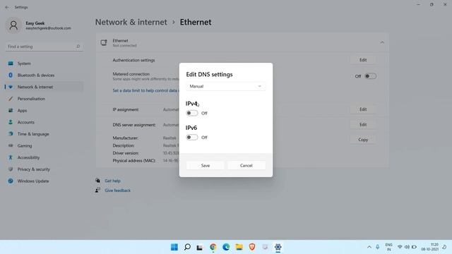 How to Change DNS Server on Windows 11 | Change the DNS Settings смотреть онлайн